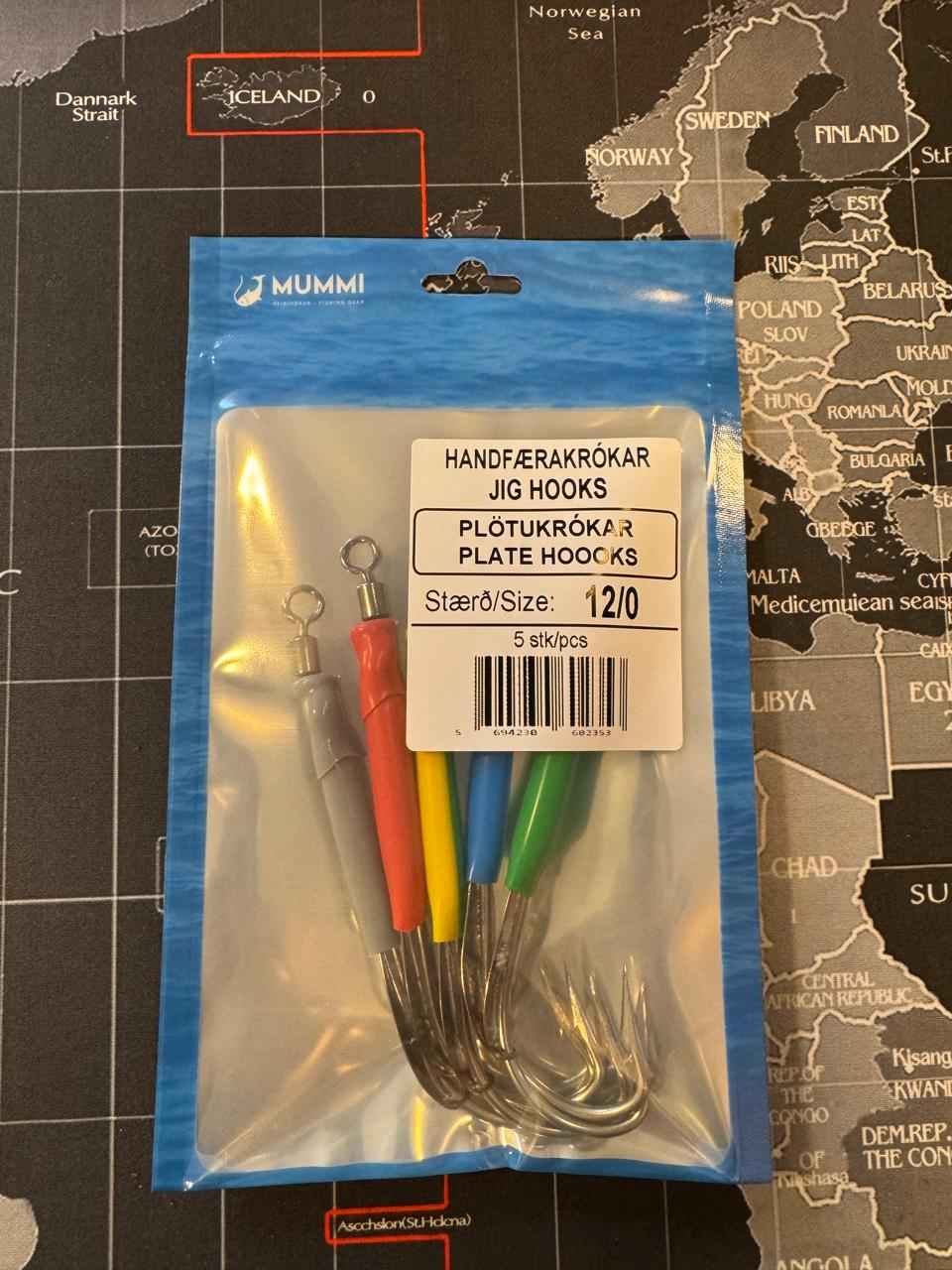 NÝTT! 12/0 PLÖTUKRÓKAR SÉRHANNAÐIR FYRIR ÍSLENSKA SMÁBÁTASJÓMENN