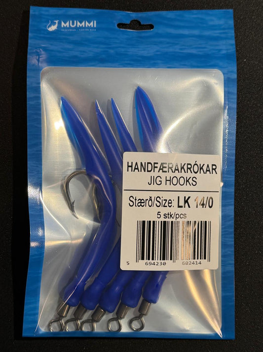 LK 14/0 STANDARD stuttir krókar (5 stk)