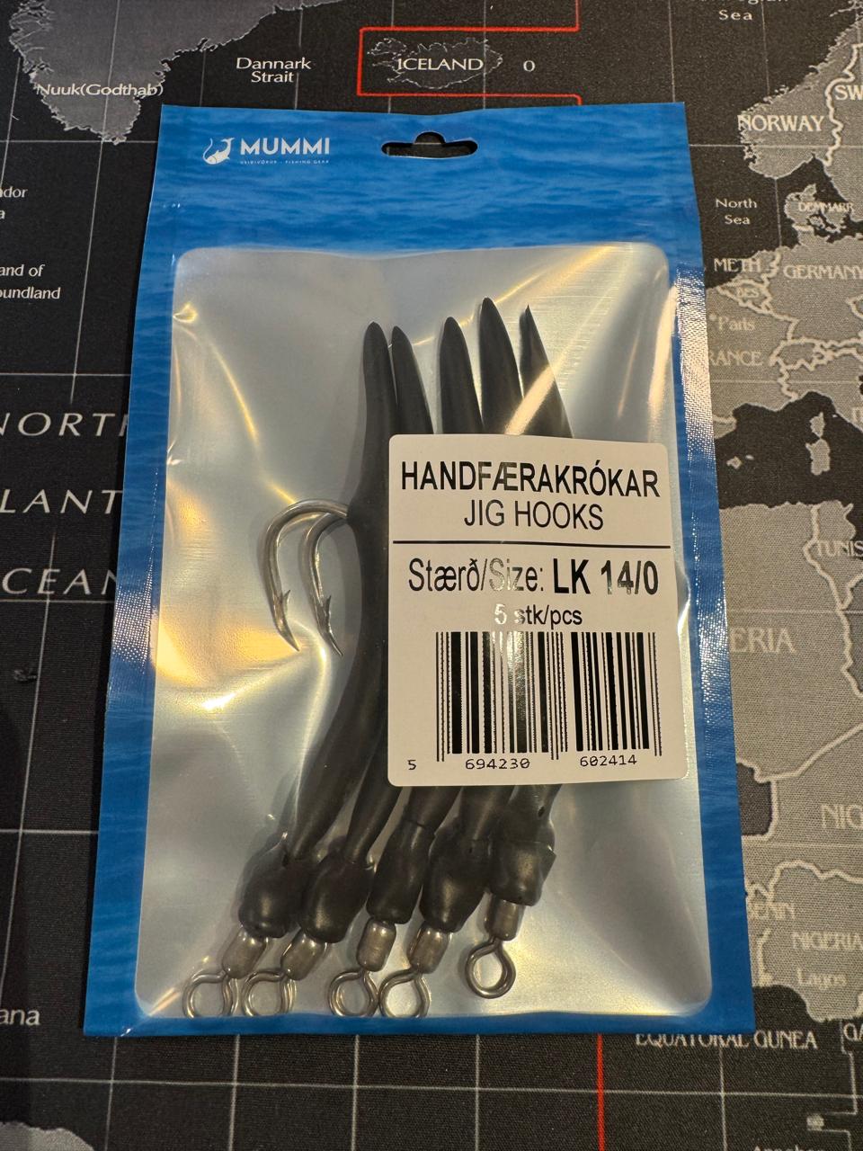 LK 14/0 STANDARD stuttir krókar (5 stk)