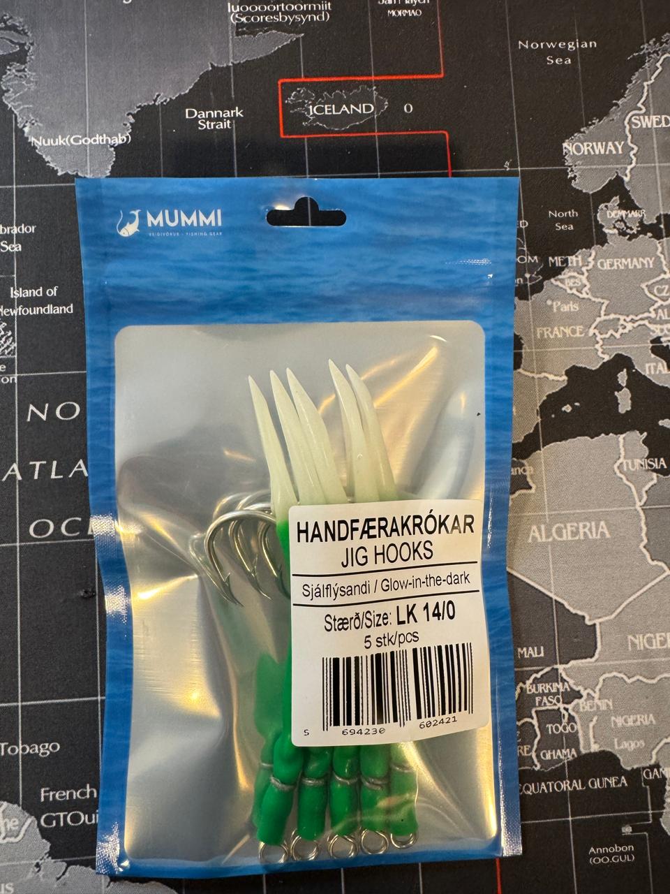 LK 14/0 SJÁLFLÝSANDI stuttir krókar (5 stk)