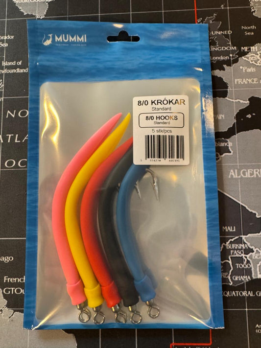 Krókar 8/0 Standard (5 stk) - - Jig hooks 8/0 Standard (5 pcs)