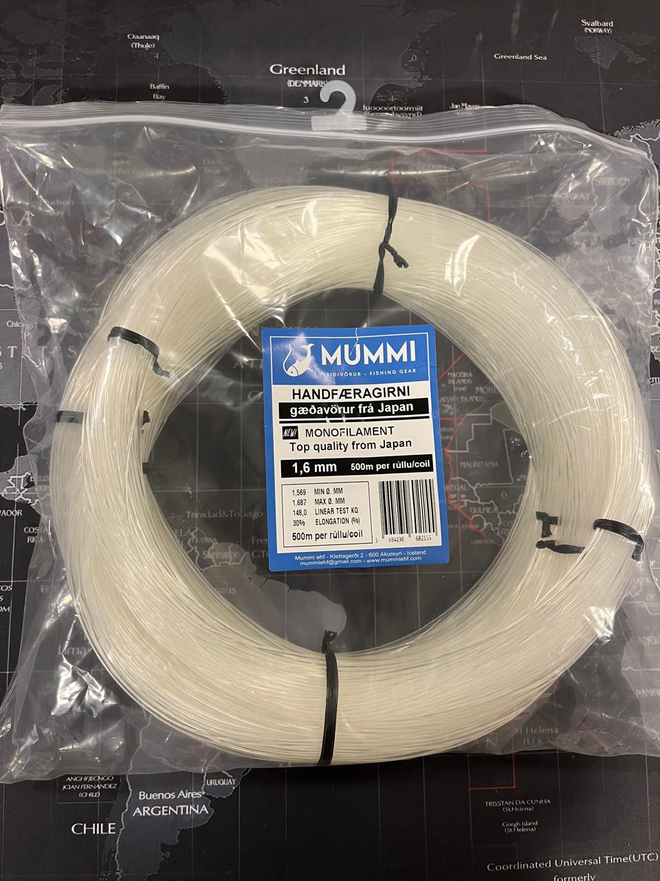 1,6 mm Slóðaefni/girni