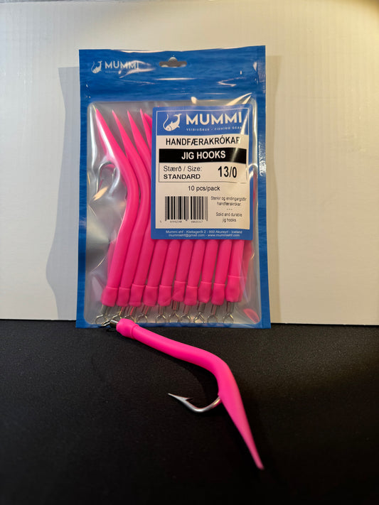 13/0 Krókar, Standard, 10 stk í pakkningu