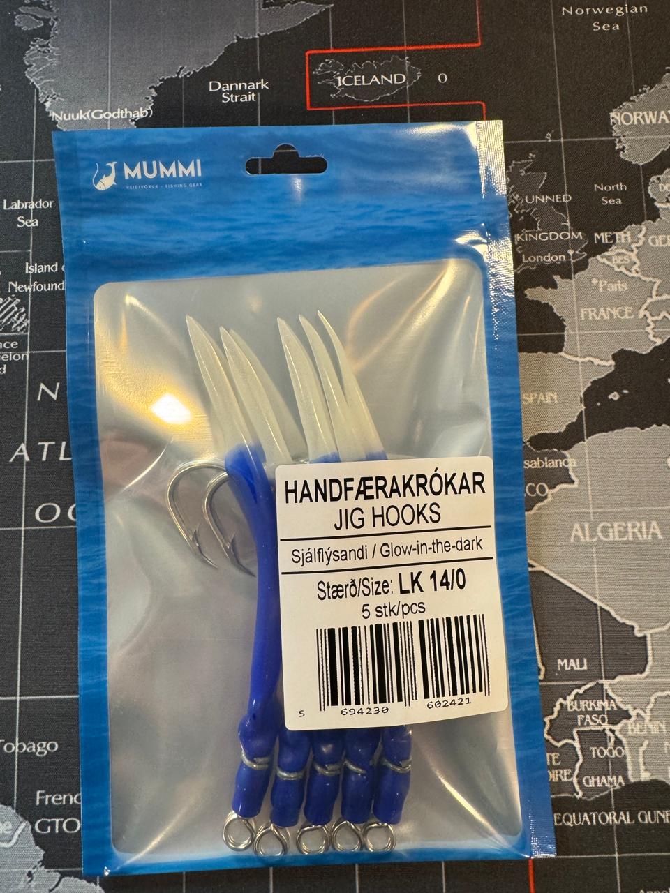 LK 14/0 SJÁLFLÝSANDI stuttir krókar (5 stk)