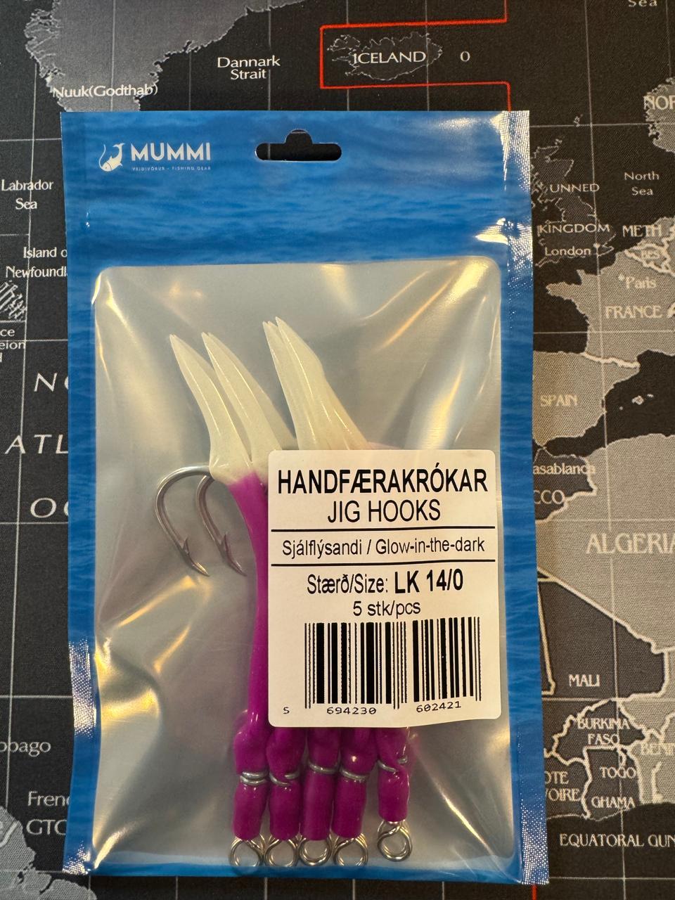 LK 14/0 SJÁLFLÝSANDI stuttir krókar (5 stk)