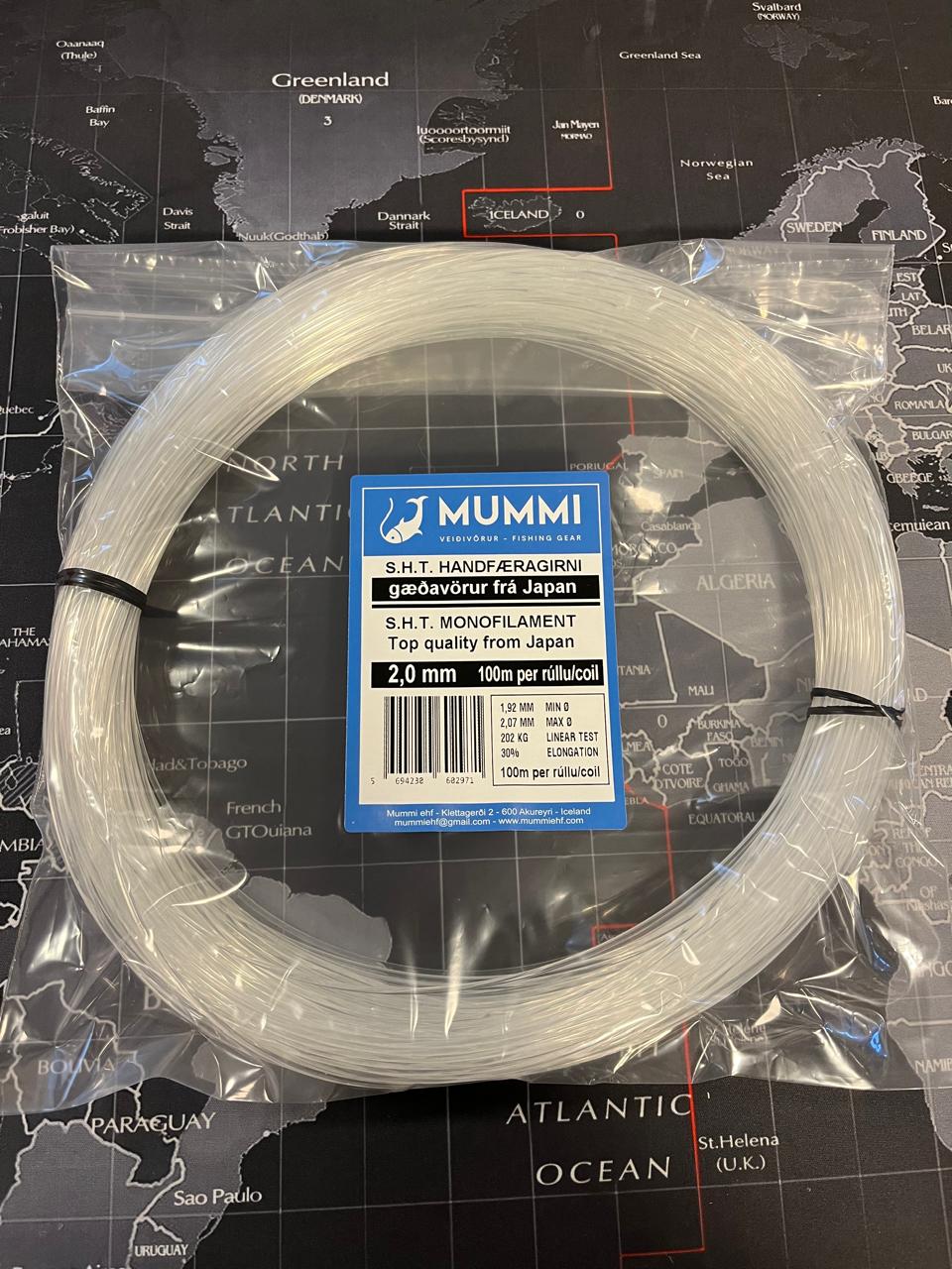 Slóðaefni 2,0 mm 100 metrar